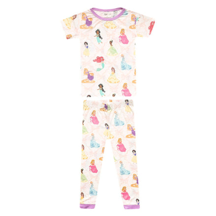 2pc Short Sleeve Pajamas with Pants - Disney Princess