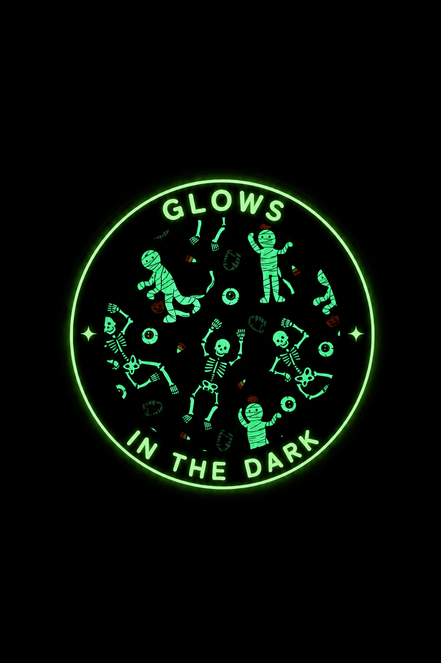 Halloween Glow-in-the-Dark Convertible Bamboo Zip Romper | Eye Want Candy