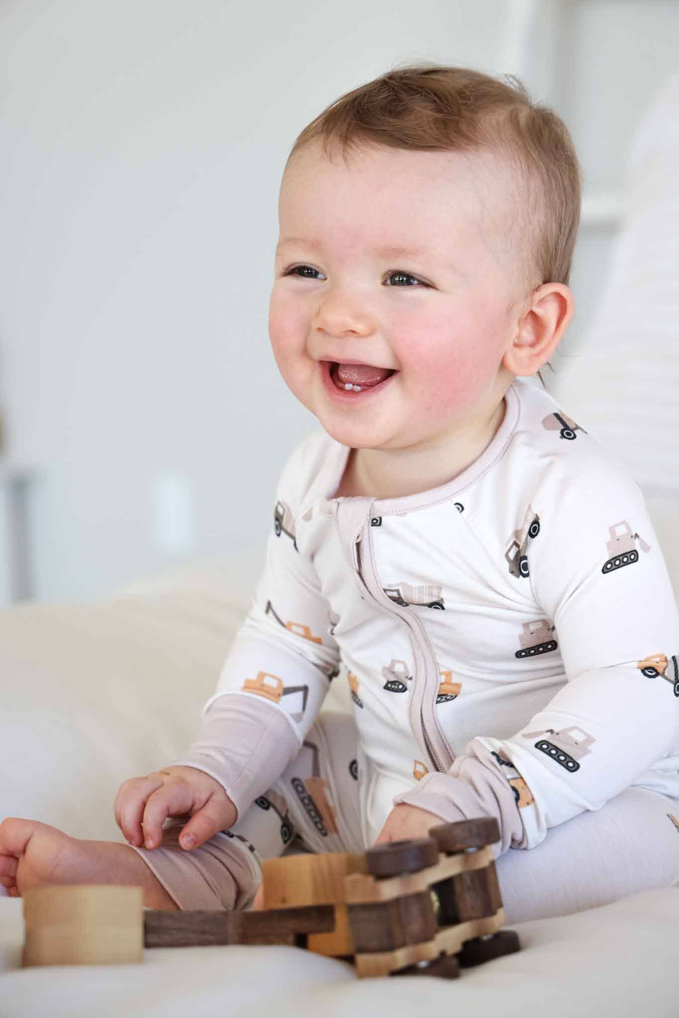 Convertible Zip Romper | Little Builder