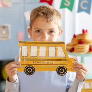BTS1241 - School Bus Shaped Plate