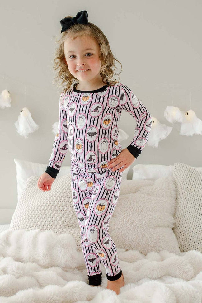 Halloween Glow-in-the-Dark Two-Piece Bamboo Pajama Set | Galloween