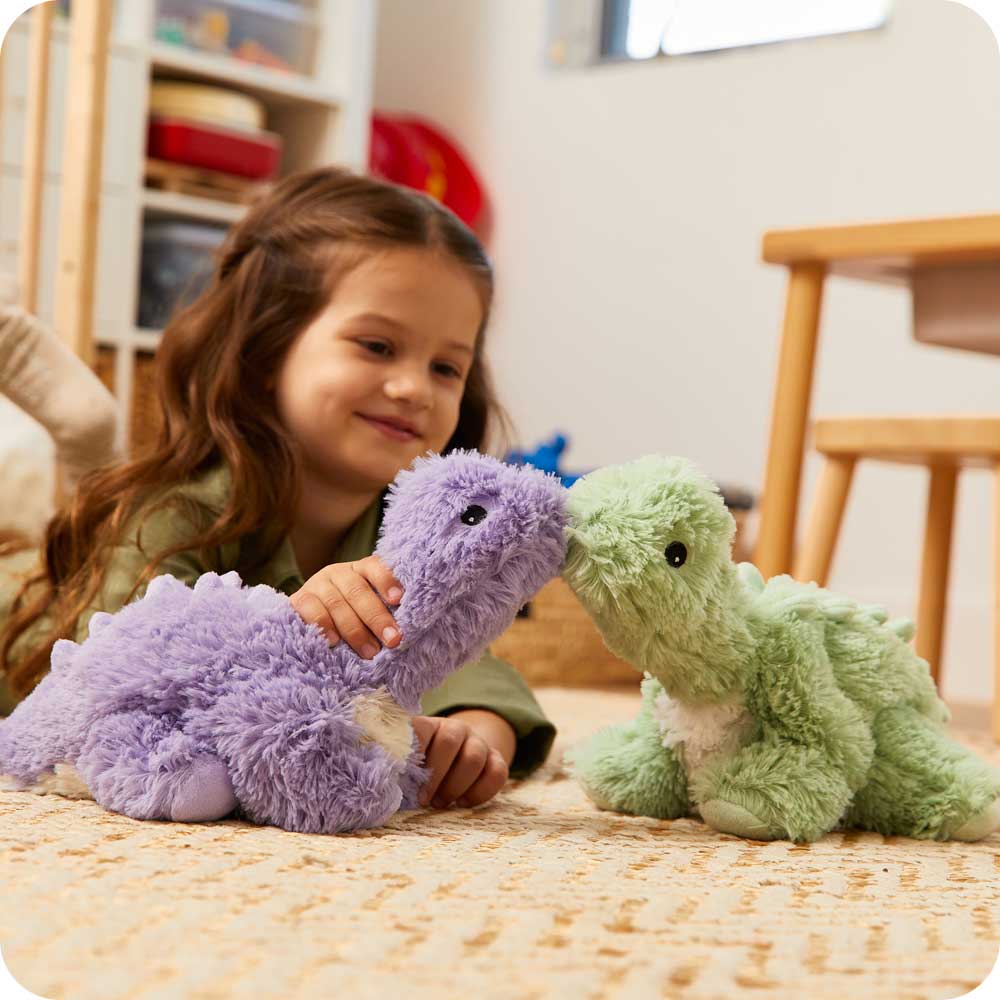 Purple Long Neck Dinosaur Warmies