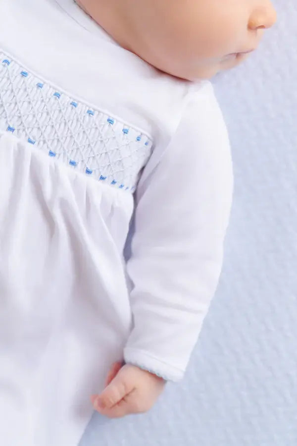 Sweetly Smocked Greetinggown - Boy