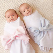 Bow Swaddle - Broadcloth