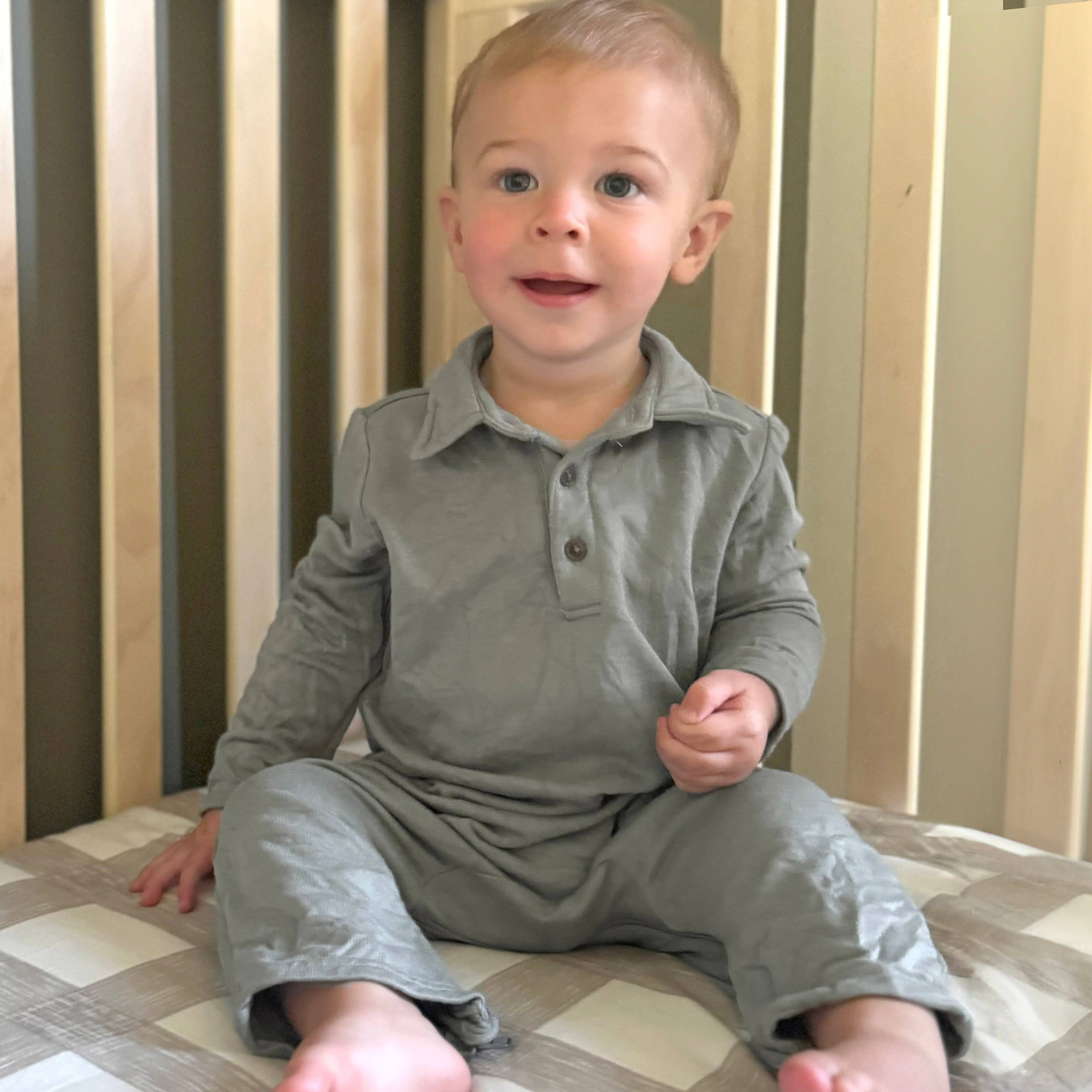 COLLARED JUMPSUIT