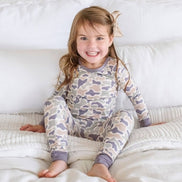 Two Piece Bamboo Pajama Set | Camo Cutie