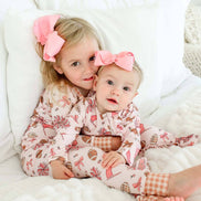 Convertible Bamboo Zipper Romper | Huddles & Cuddles Pink