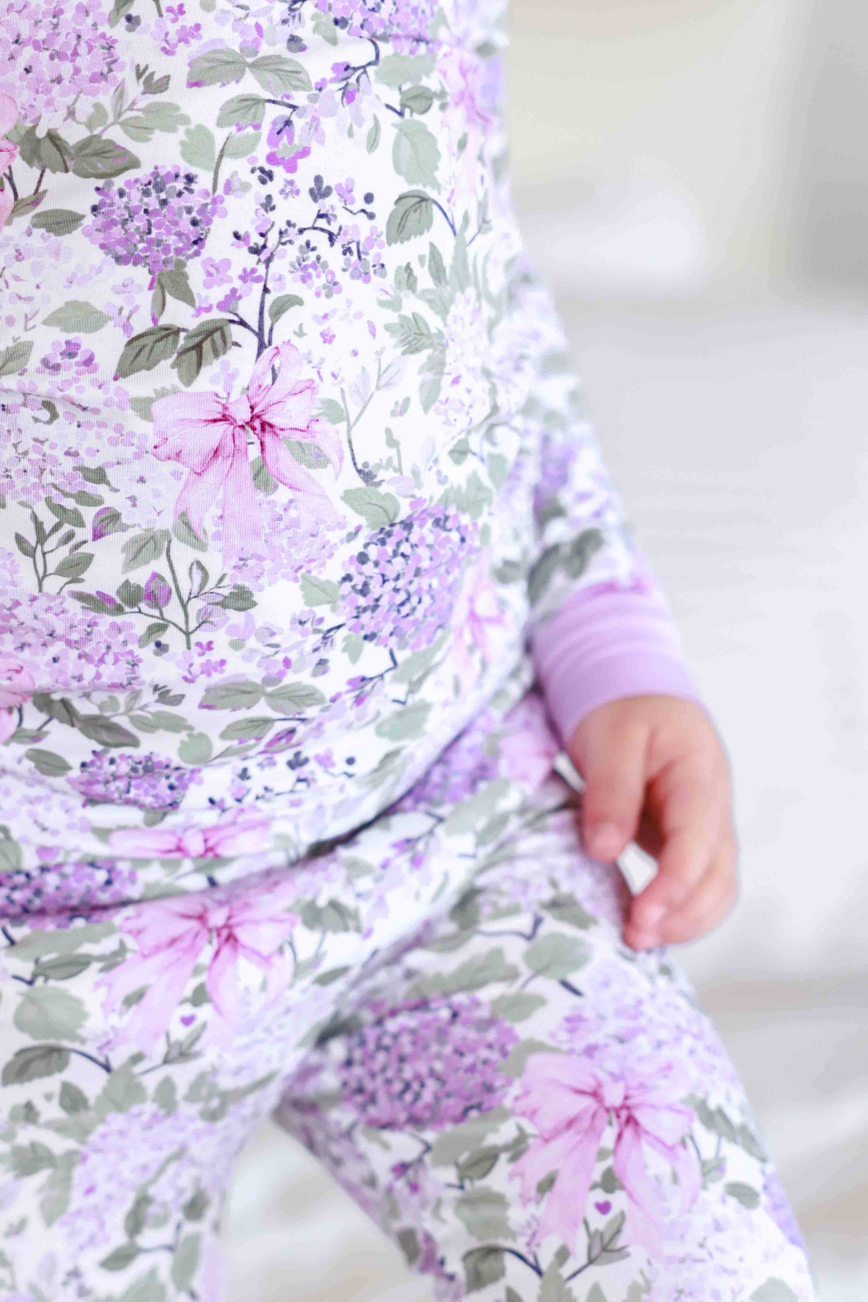 Two-Piece Pajama Set | Lavender Lullaby