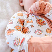 Thanksgiving Bamboo Convertible Zipper Romper | Gobble Gobble