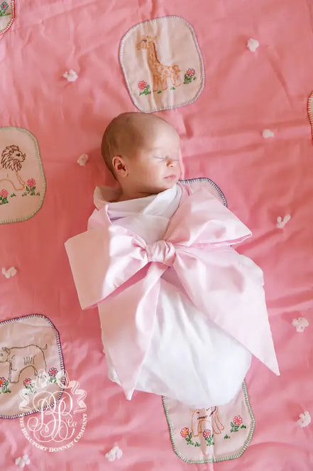 Bow Swaddle - Broadcloth