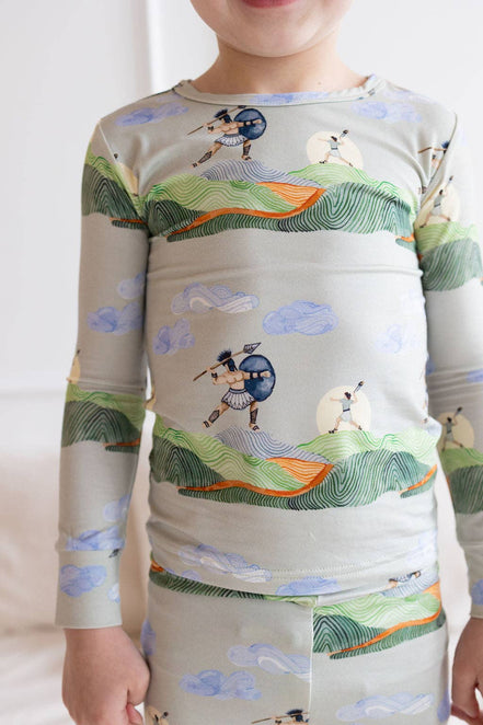 David & Goliath Long Sleeve Pajamas