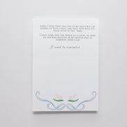 Baby Milestone Scripture Cards for Memory Keeping/ baby book (Blue)