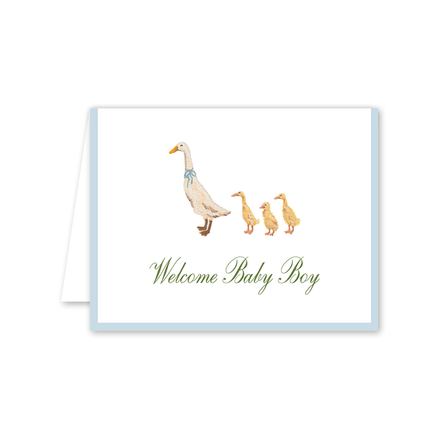 Cottagecore Blue Duckling Baby