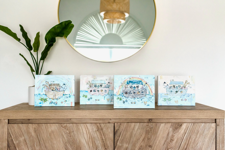 "Noah's ark V" canvas WHOLESALE