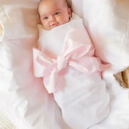 Bow Swaddle - Broadcloth