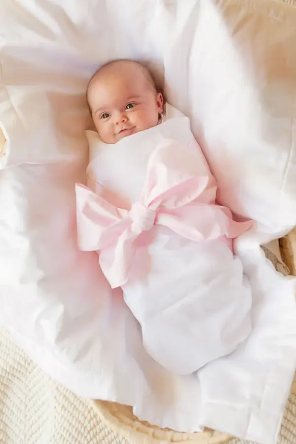 Bow Swaddle - Broadcloth