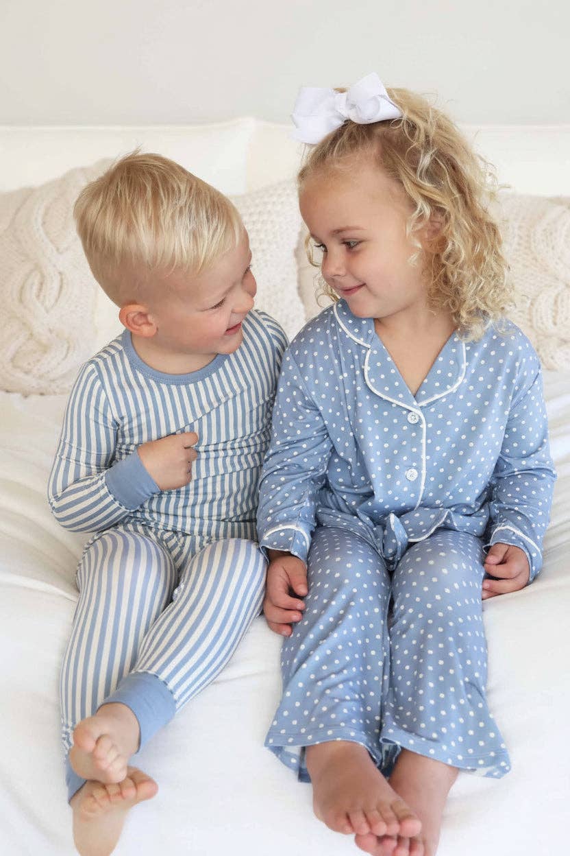 Two-Piece Pajama Set | Snuggle Stripes
