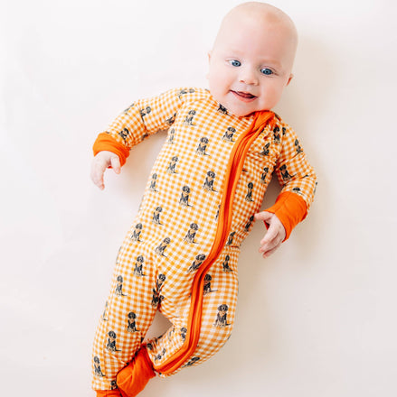 Bluetick Coonhound Stripe Unisex Kids Pajamas