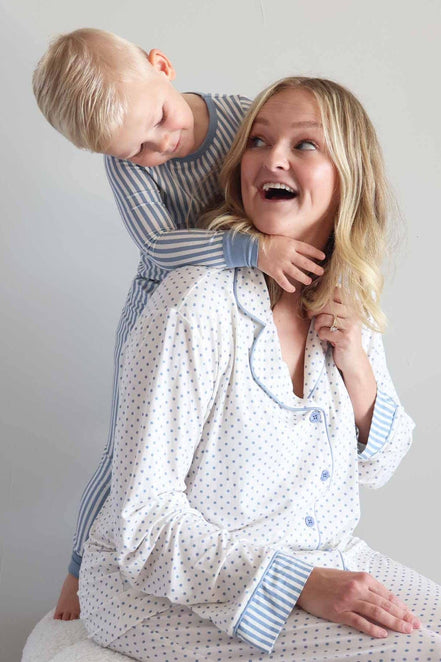 Two-Piece Pajama Set | Snuggle Stripes