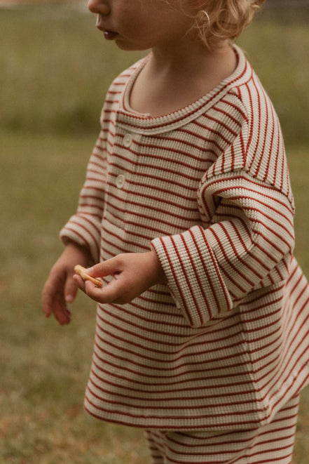 Micky Set in Thin Turtledove Stripe