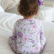 Convertible Zip Romper | Lavender Lullaby