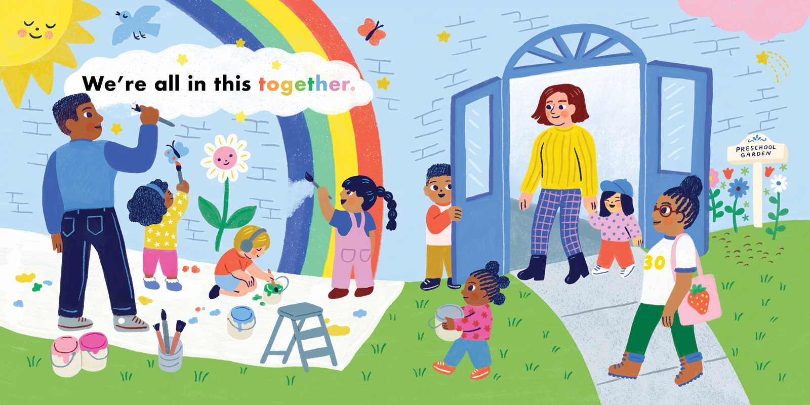 We're All in This Together (A Little Bee Books Board Book for Toddlers) by