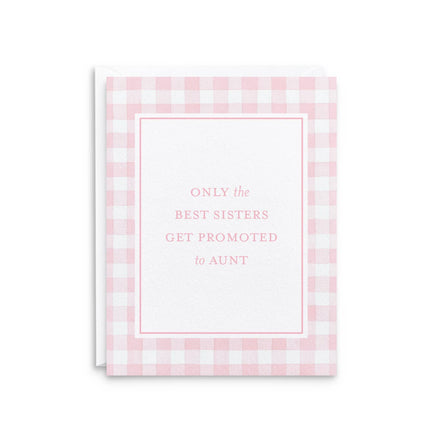 Promoted to Aunt Greeting Card