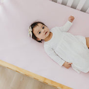 Premium Knit Fitted Crib Sheet - Blossom