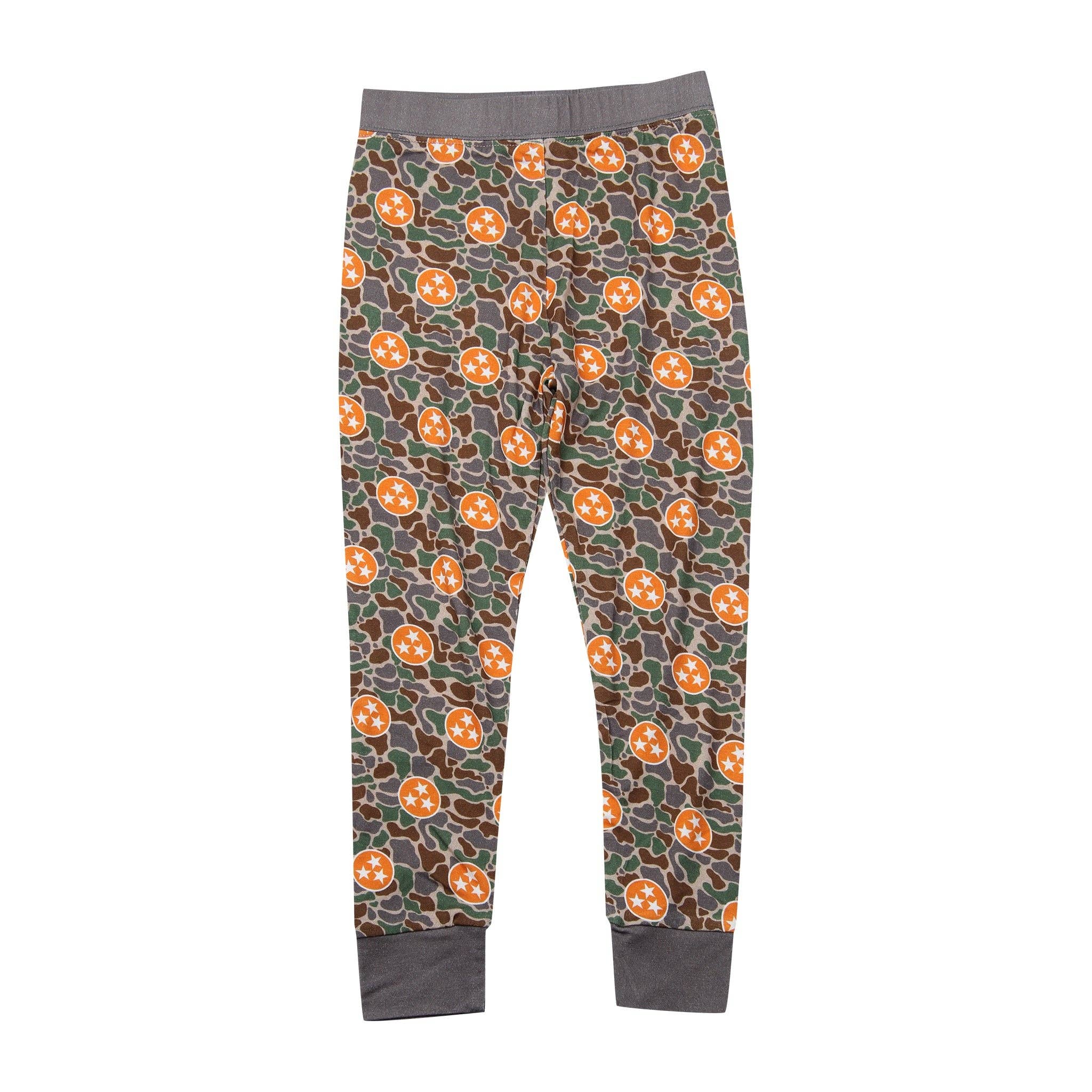 Camo Tri Star Unisex Kids Pajamas