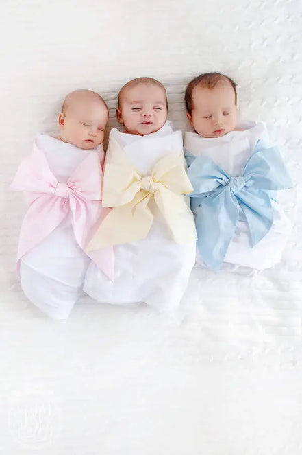 Bow Swaddle - Broadcloth