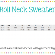 Unisex Roll Neck Sweater