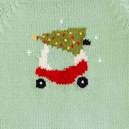Deck the Wheels Rollneck Sweater by Luna and Arlo