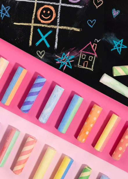 Jumbo Rainbow Sidewalk Chalk (24 colors)