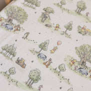 Premium Knit Fitted Crib Sheet - Hundred Acre Wood