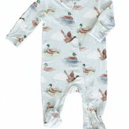 Little Duckling Zipper Footie