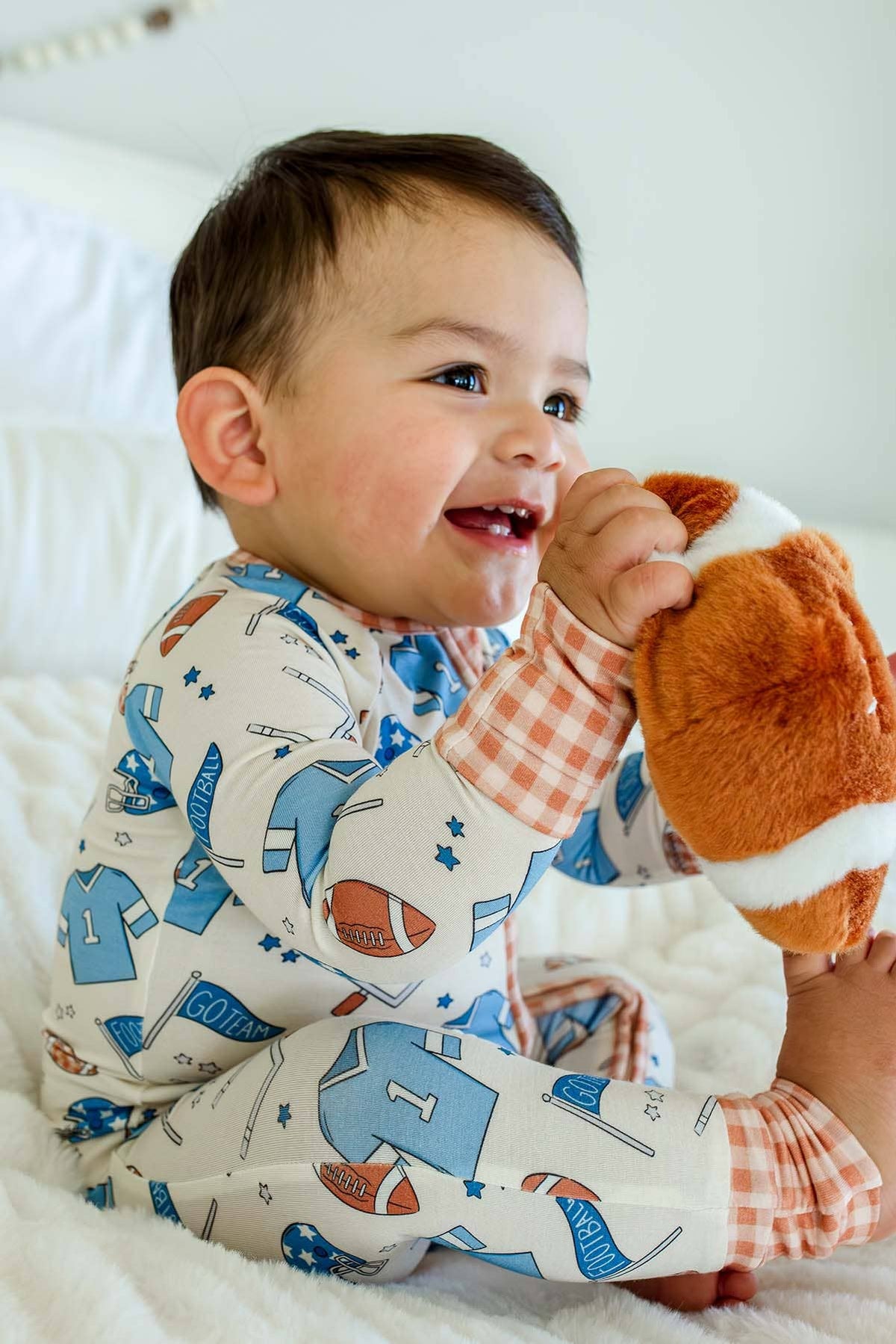 Bamboo Convertible Zipper Romper | Huddles & Cuddles Blue