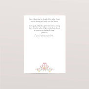 Baby Milestone Scripture Cards for Memory Keeping/ baby book (Pink)