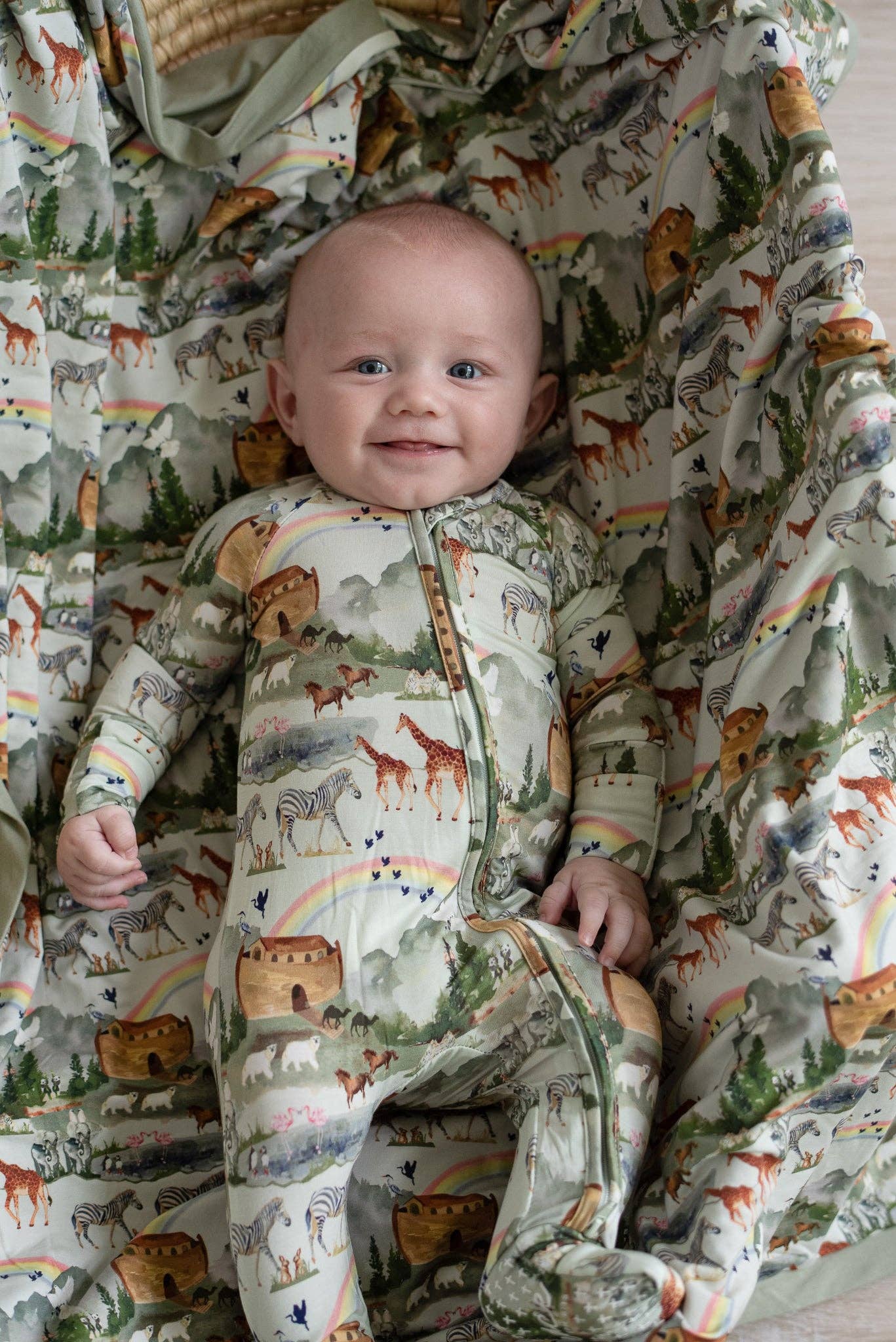 Noah's Ark Convertible Romper