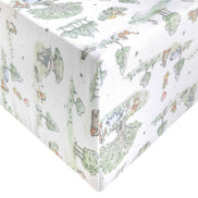 Premium Knit Fitted Crib Sheet - Hundred Acre Wood