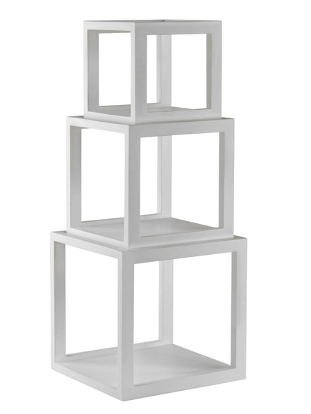 Wood Cube Risers (Set of 3 or 6)
