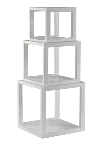 Wood Cube Risers (Set of 3 or 6)