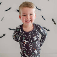 Halloween Glow-in-the-Dark Two-Piece Bamboo Pajama Set | Eye Want Candy