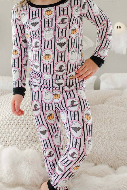 Halloween Glow-in-the-Dark Two-Piece Bamboo Pajama Set | Galloween