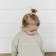 Jesus Loves You French Terry 100% Cotton Neutral Crewneck-