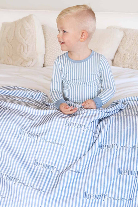 Two-Piece Pajama Set | Snuggle Stripes