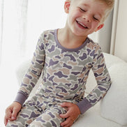 Two Piece Bamboo Pajama Set | Camo Cutie