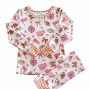 Two-Piece Bamboo Pajama Set | Huddles & Cuddles Pink