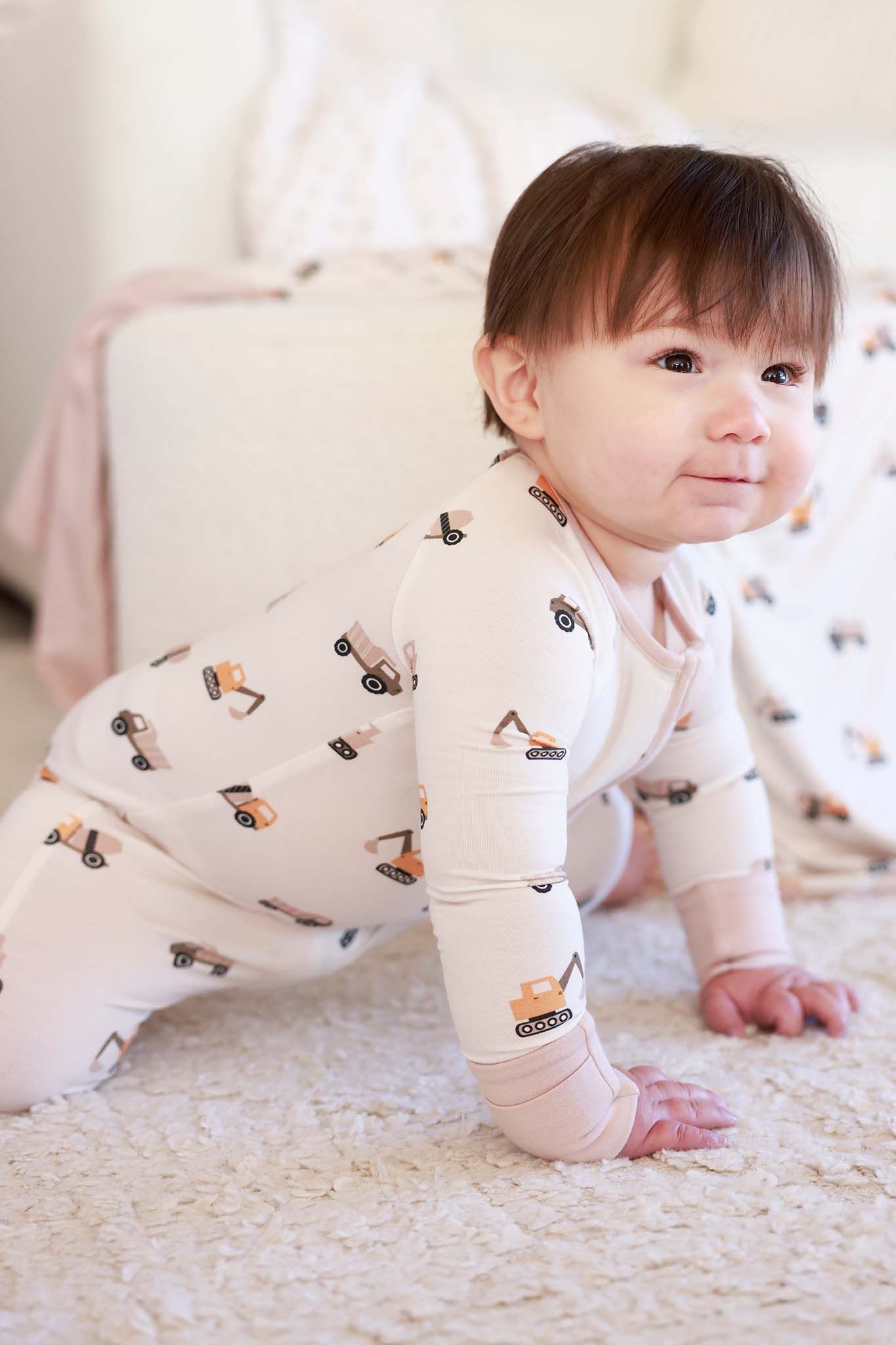 Convertible Zip Romper | Little Builder