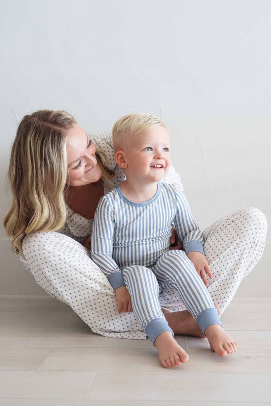 Two-Piece Pajama Set | Snuggle Stripes
