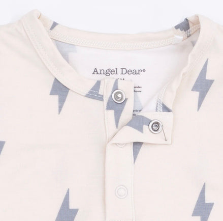 Lightning Bolt Viscose - Long Sleeve Henley and Jogger